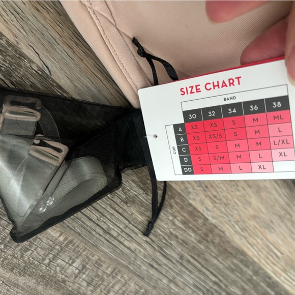 Spanx suit your fancy cupped mid thigh bodysuit size large NWT champaigne beige - Picture 4 of 9